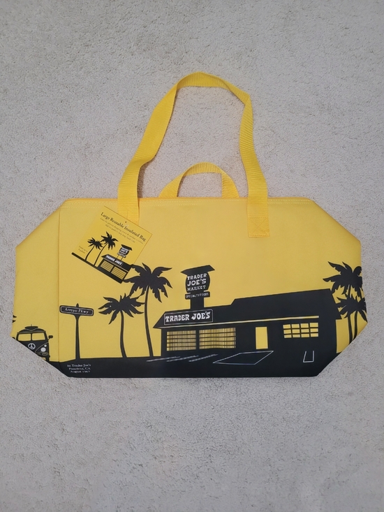 Trader Joe'S Handbags - NWT - Trader Joe's Yellow Large Reusable Insulated Bag